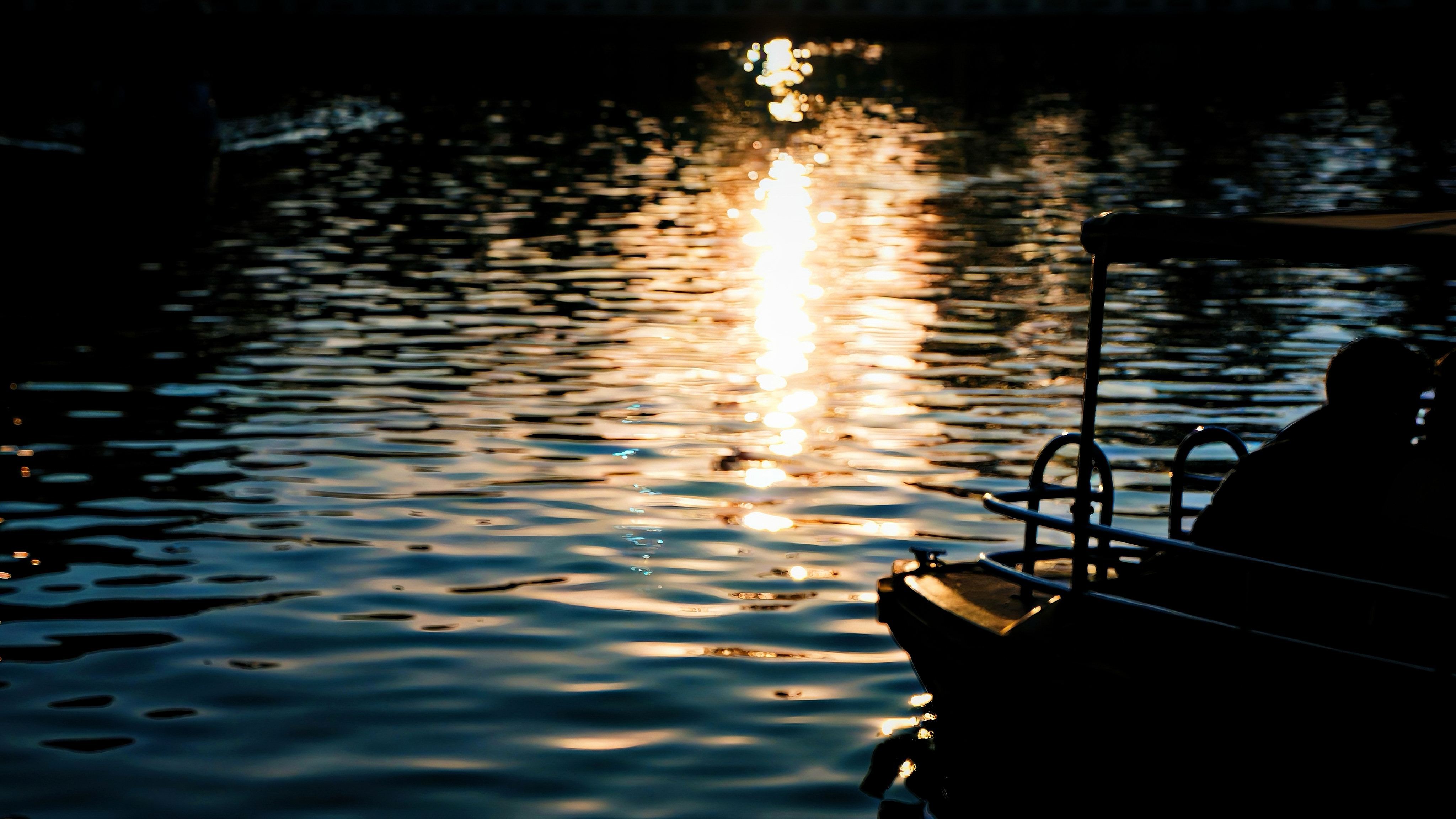 《翠湖晚织金》