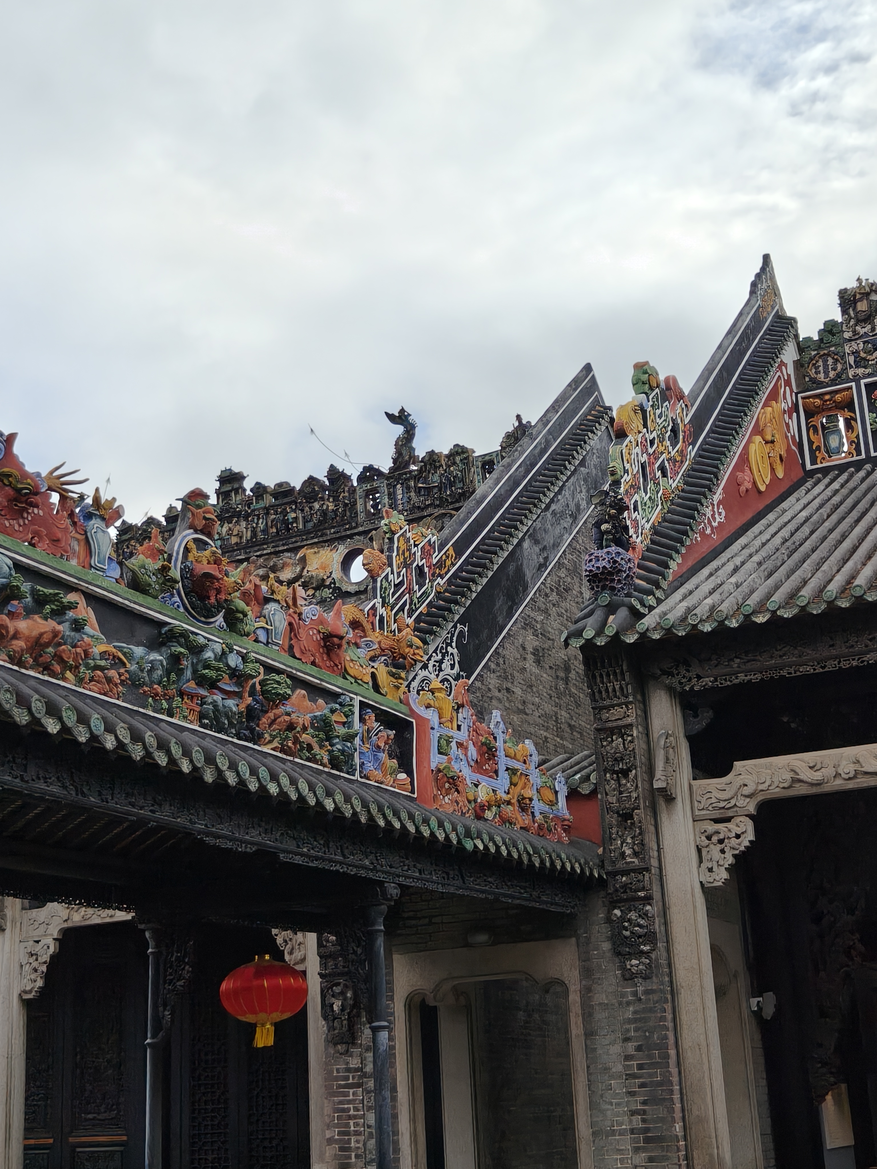 错落有致的陈家祠