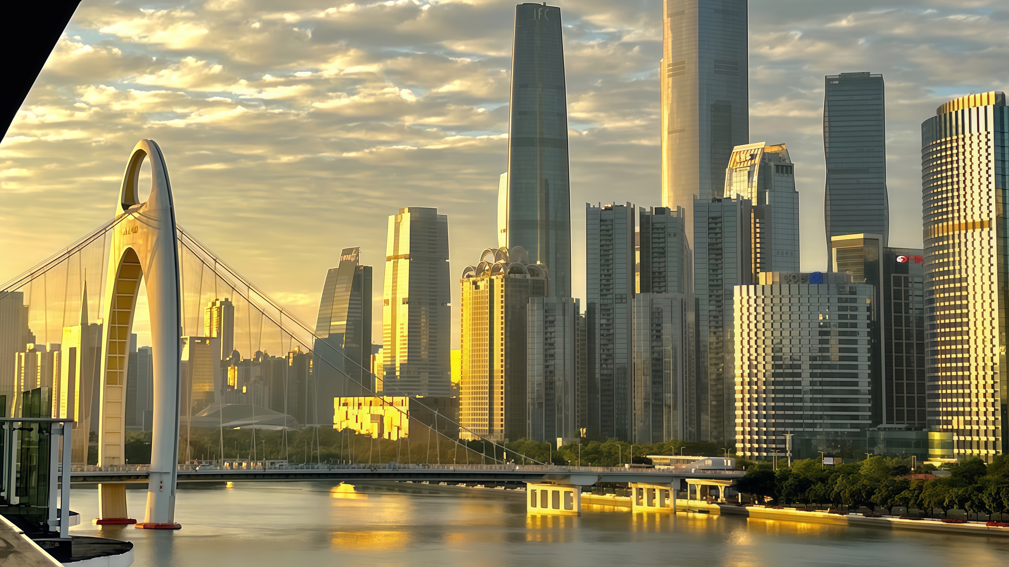 《金辉里的城与河》