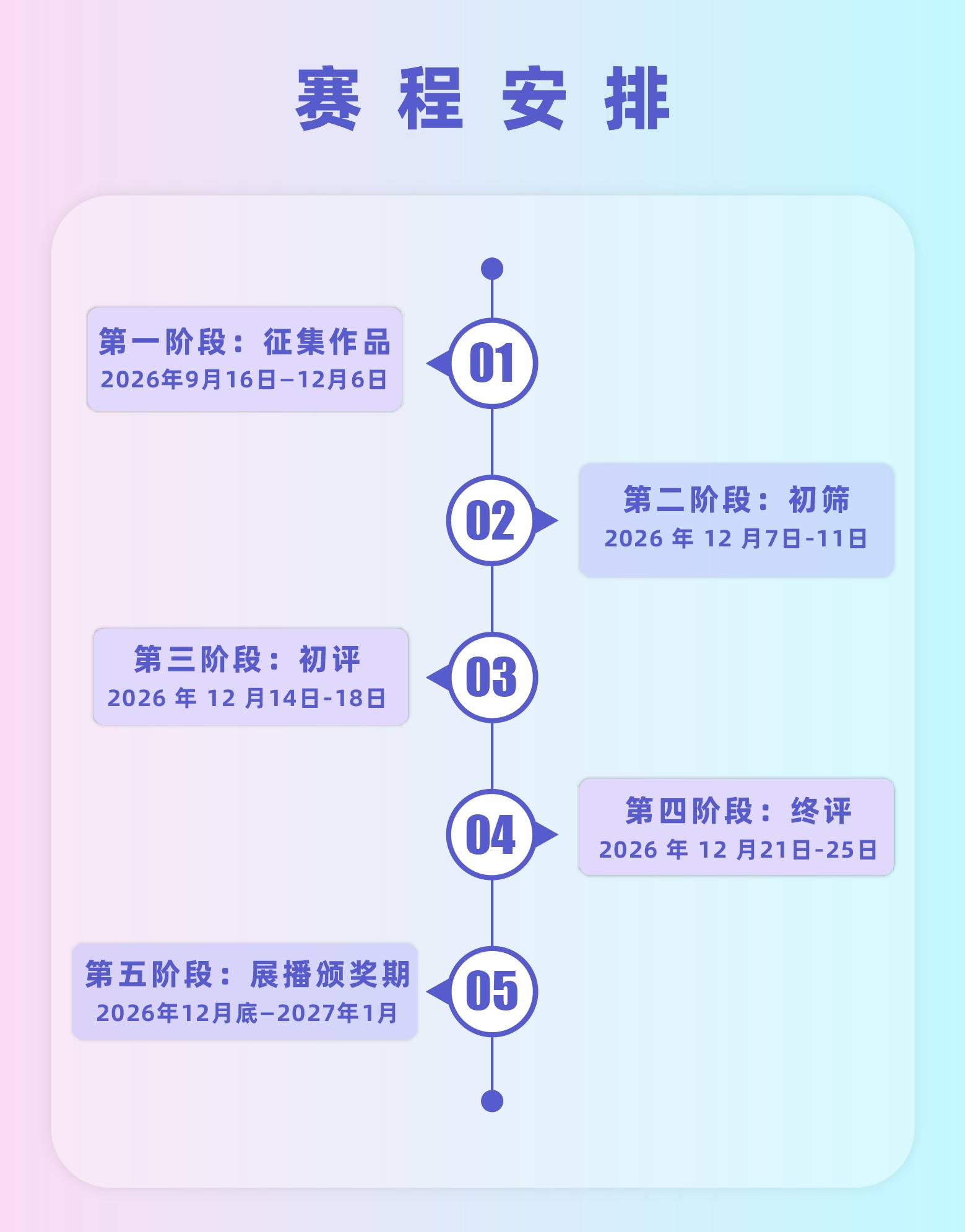 活动时间征集时间：2026年9月16日—12月6日初筛时间：2026年12月7日—11日初评时间：2026年12月14日—18日终评时间：2026年12月21日—25日展播颁奖：2026年12月底—2027年1月展播颁奖期间，24 位获奖创作者（个人或机构）根据主办方指引，统一在抖音、微信视频号、小红书、哔哩哔哩等任一平台账号发布获奖作品（统一封面，由主办方提供），带固定话题 #这就是深圳第3季#，并 @“学习强国”深圳学习平台。发布后 2 天内将发布情况告知活动主办方。